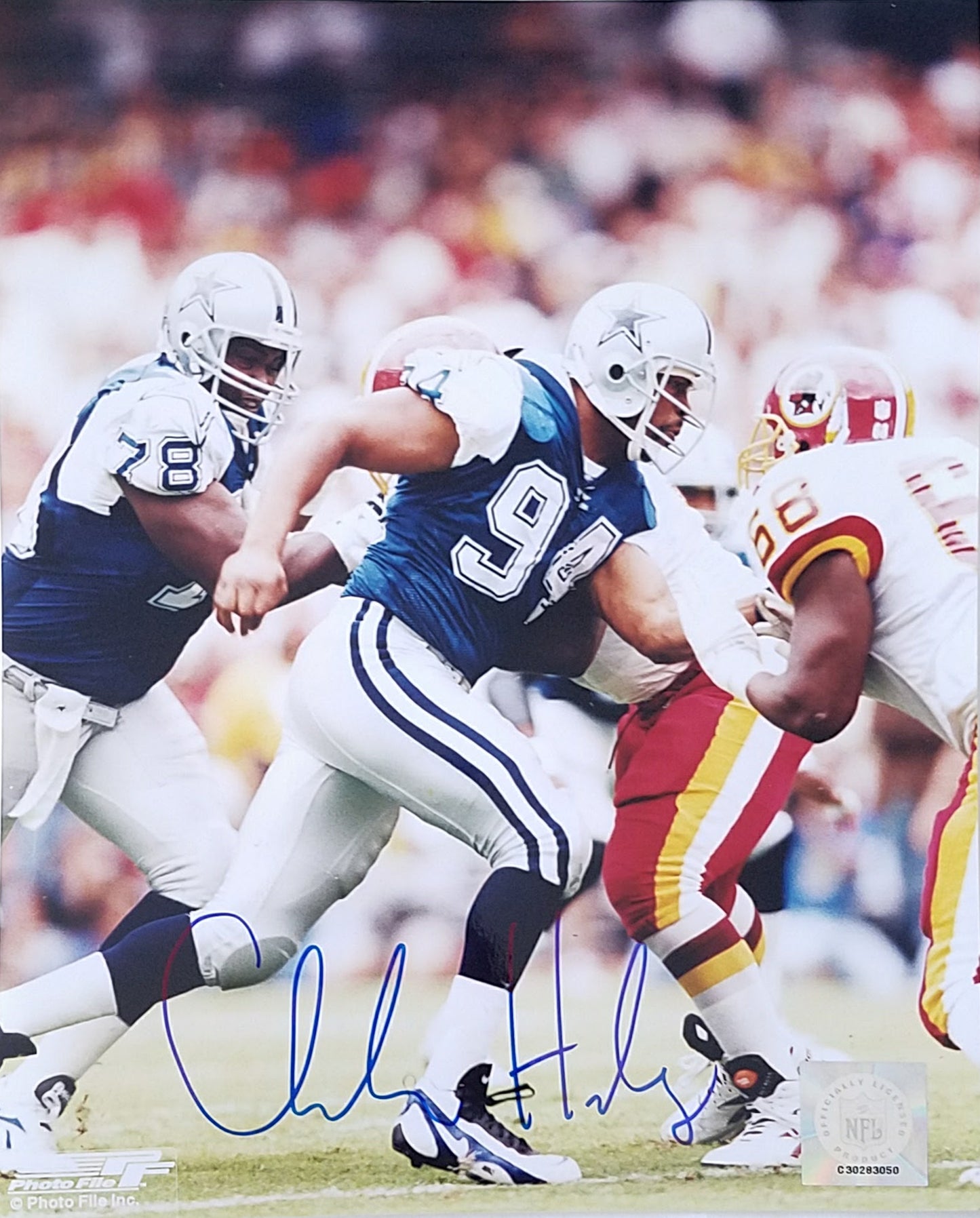 Charles Haley Signed Autographed 8x10