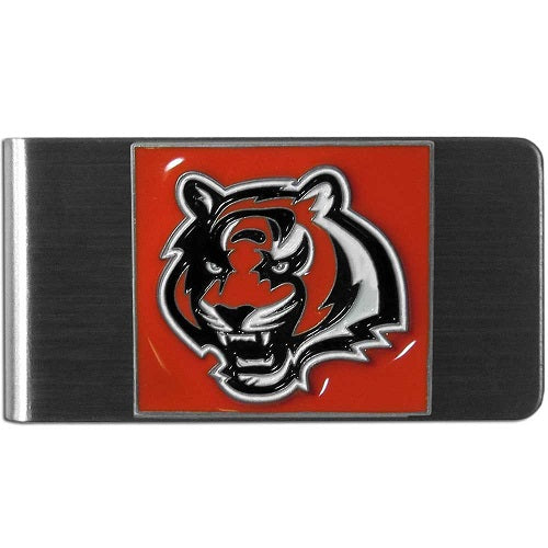 Cincinnati Bengals Stainless Steel Money Clip