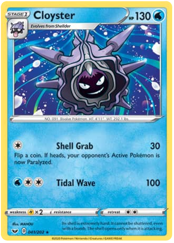 Sword and Shield Sword & Shield 041 Cloyster