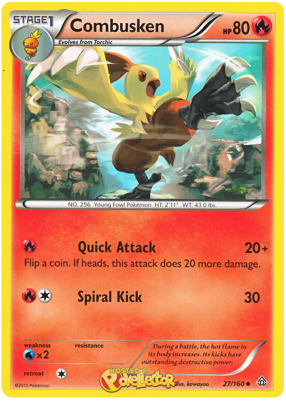 XY Primal Clash 027 Combusken