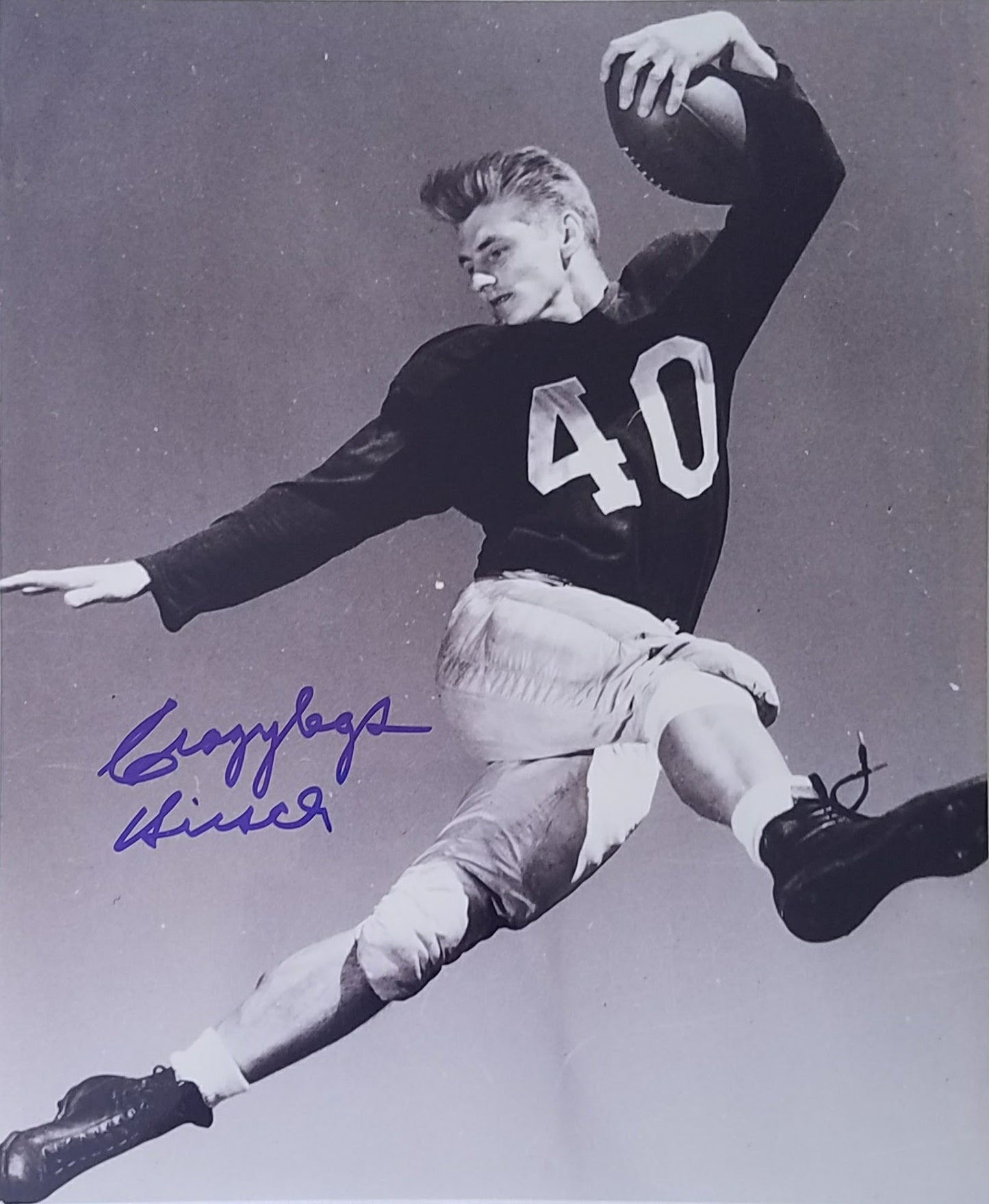 Elroy Leon Crazylegs Hirsch Signed Autographed 8x10