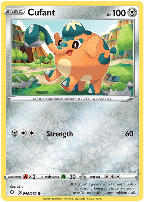 Sword and Shield Shining Fates 049 Cufant