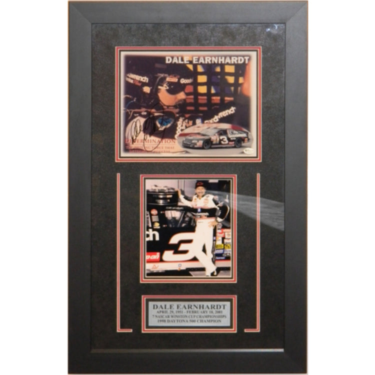 Dale Earnhardt Sr. Signed Autographed 8x10 Framed