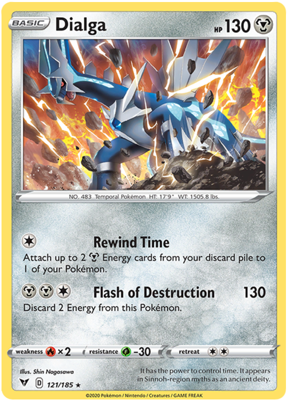 Sword and Shield Vivid Voltage 121 Dialga