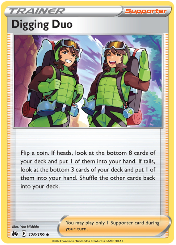 Sword and Shield Crown Zenith #126 Digging Duo