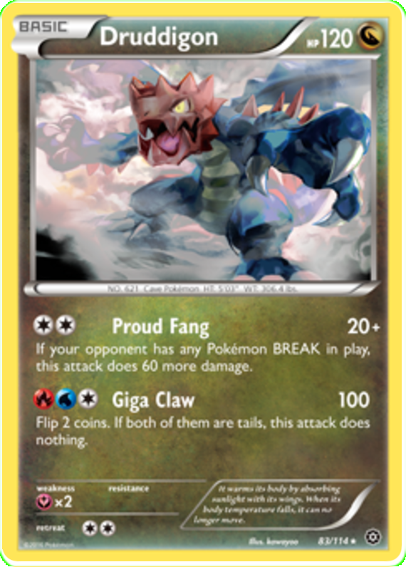 XY Steam Siege 083 Druddigon