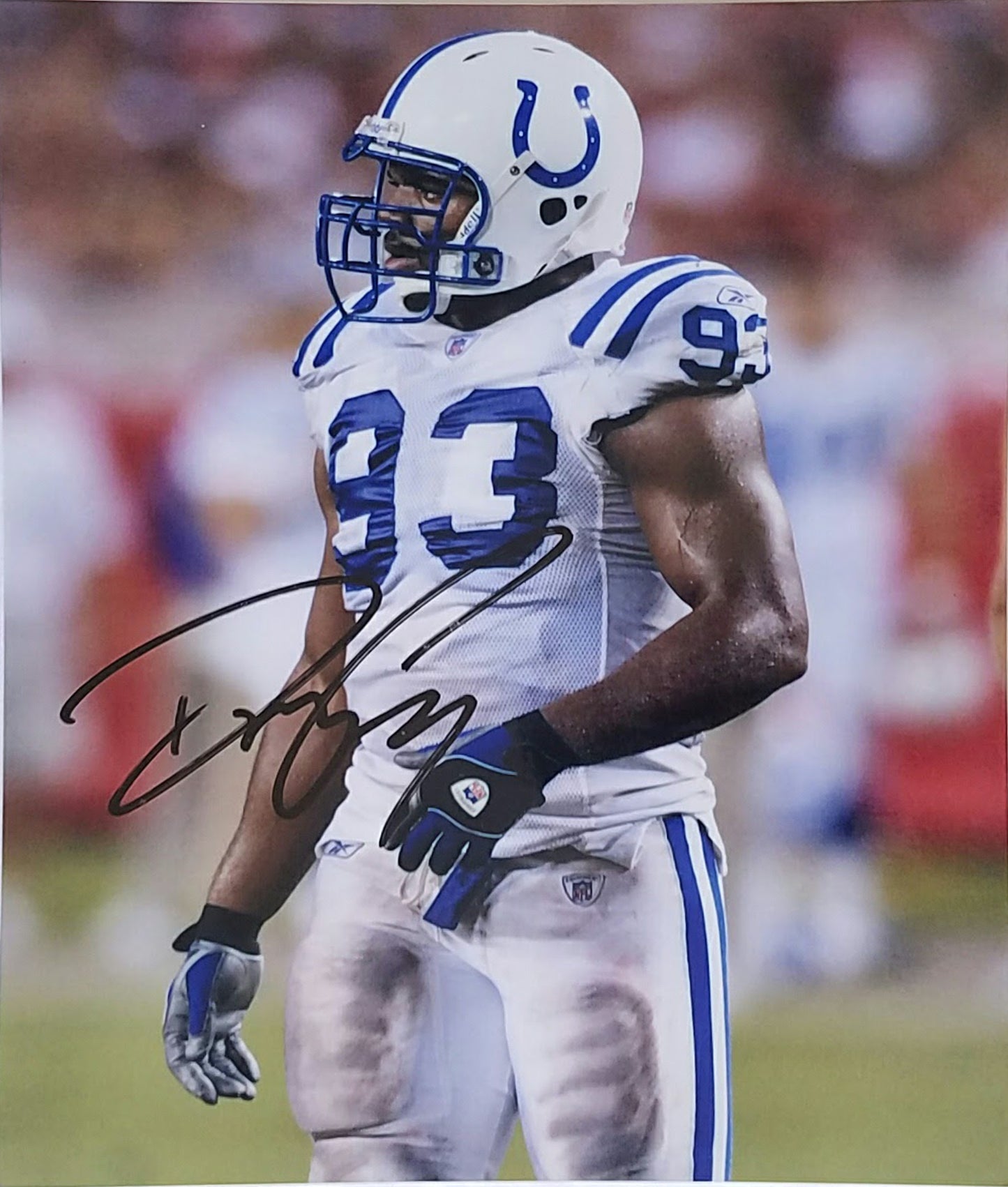 Dwight Freeney Signed Autographed 8x10