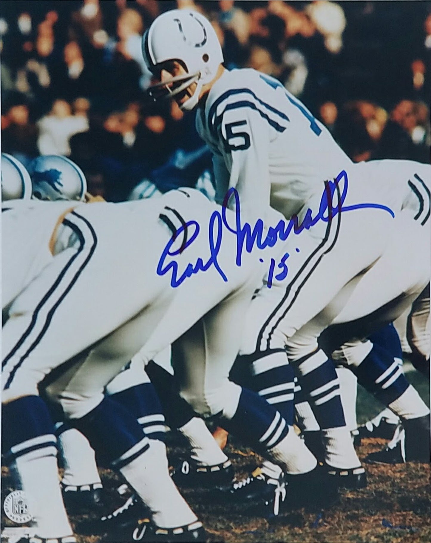 Earl Morall Signed Autographed 8x10