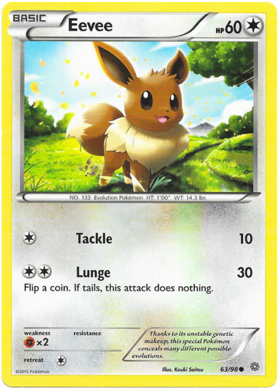 XY Ancient Origins 063 Eevee