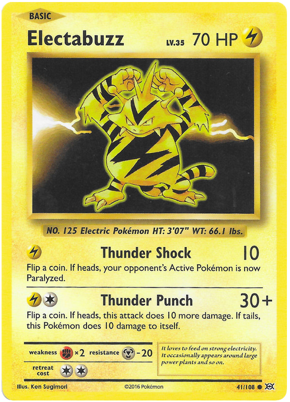 XY Evolutions 041 Electabuzz