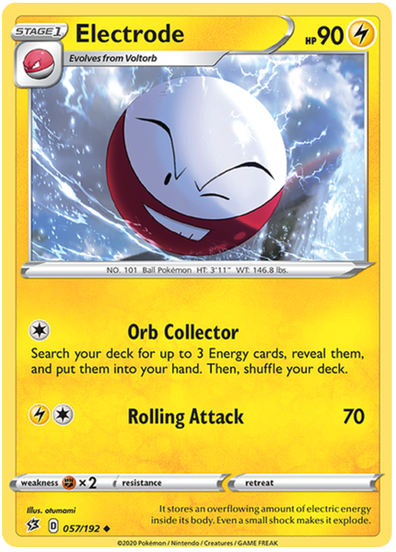 Sword and Shield Rebel Clash 057 Electrode