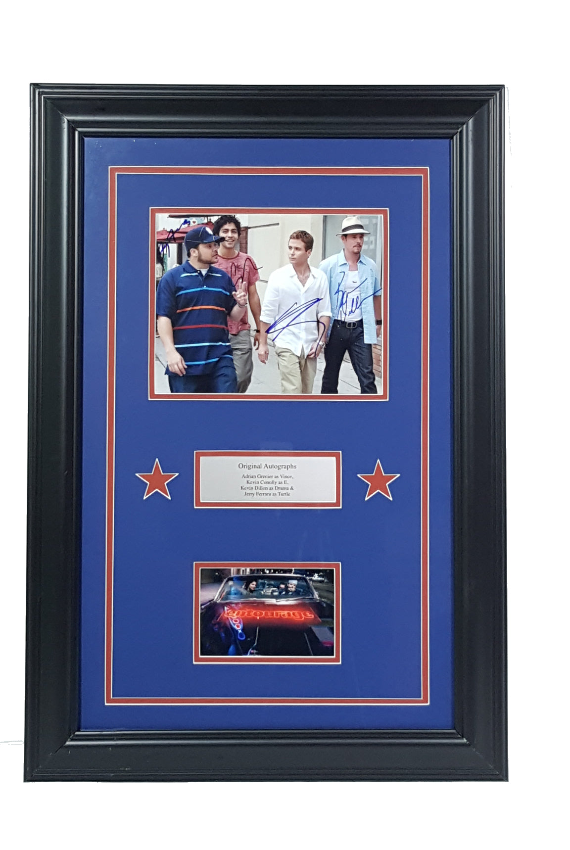 Entourage Cast Autographed 8x10 Framed