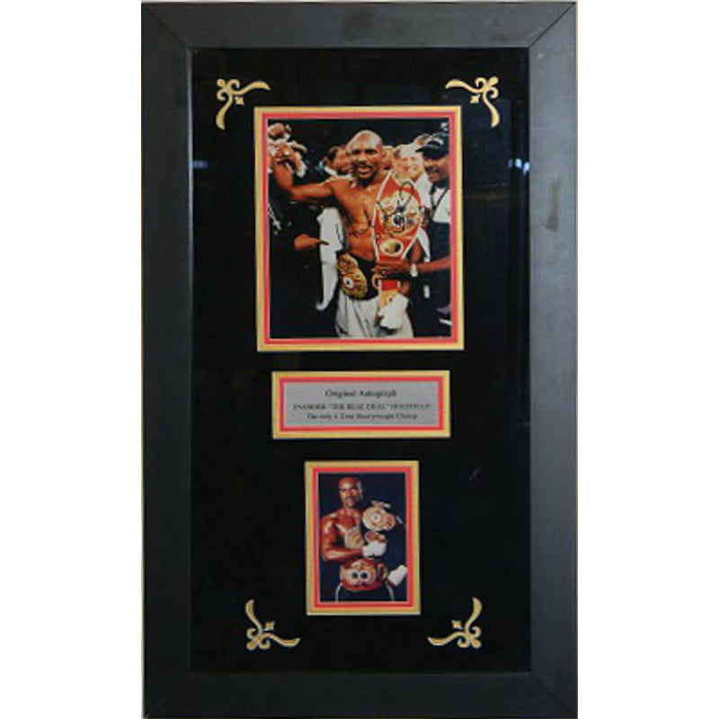 Evander Holyfield Autographed 8x10 Framed