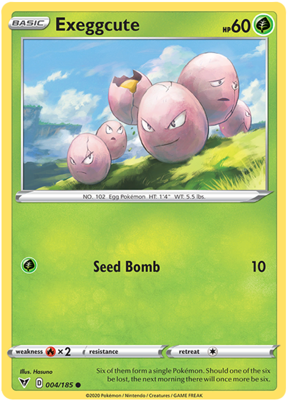 Sword and Shield Vivid Voltage 004 Exeggcute