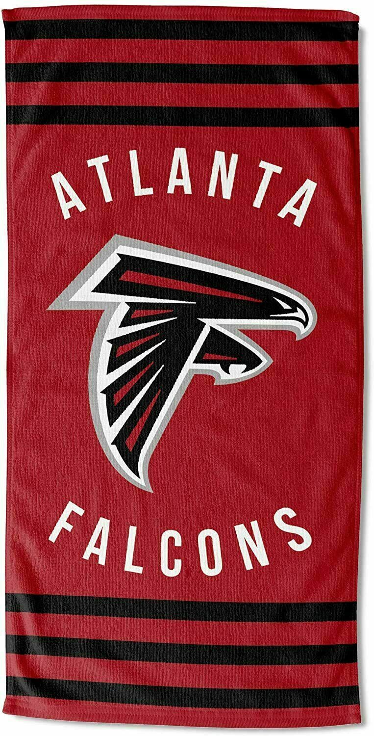 Atlanta Falcons Stripes Beach Towel 30"x60"