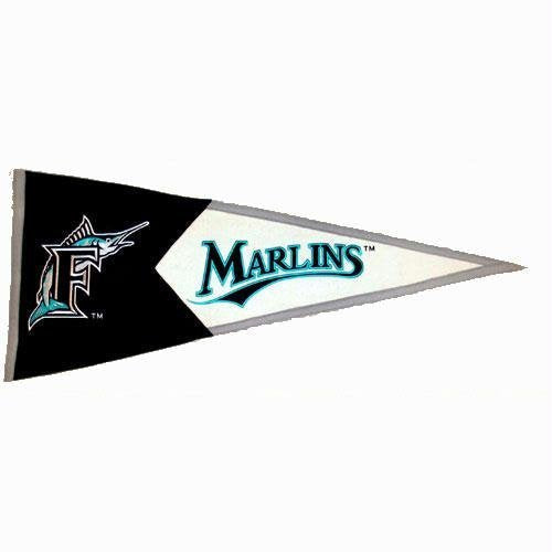 Miami Marlins Classic Pennant Throw Back