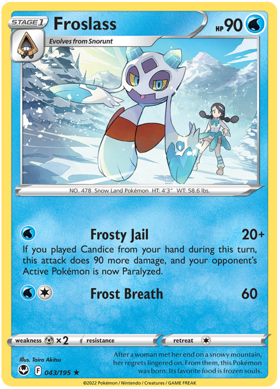 Sword and Shield Silver Tempest 043 Froslass
