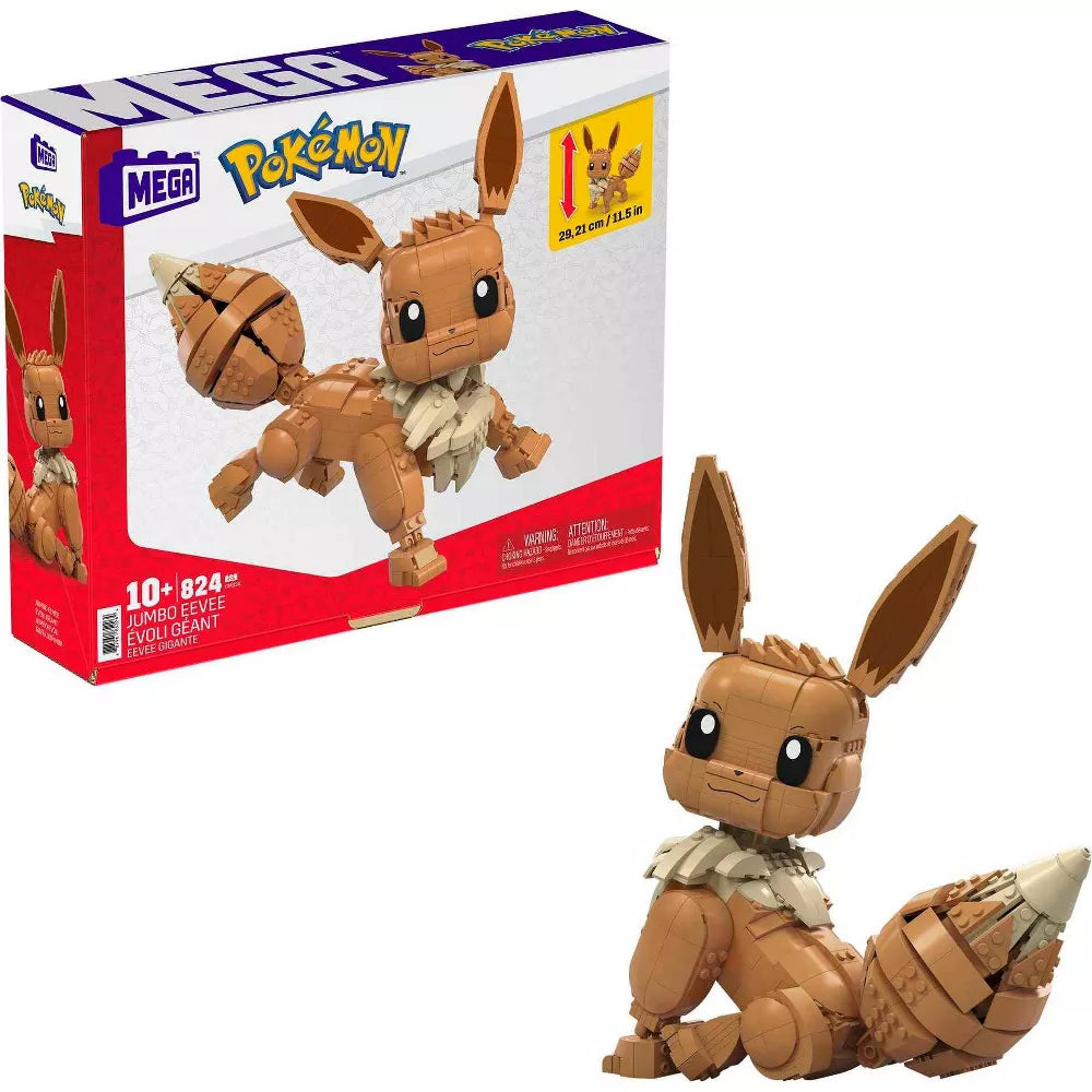 Mega Construx Pokémon Jumbo Eevee Building Set - 830pcs