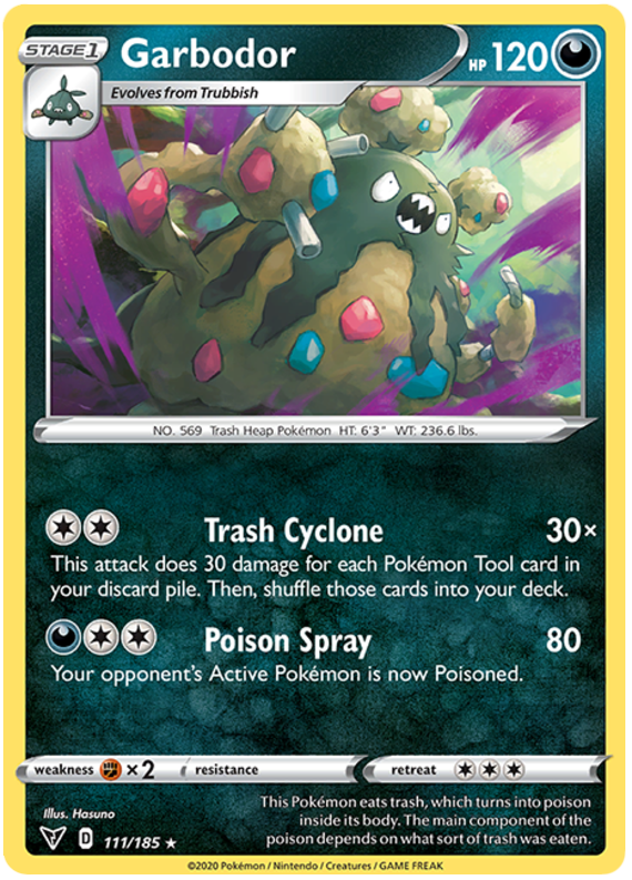 Sword and Shield Vivid Voltage 111 Garbodor