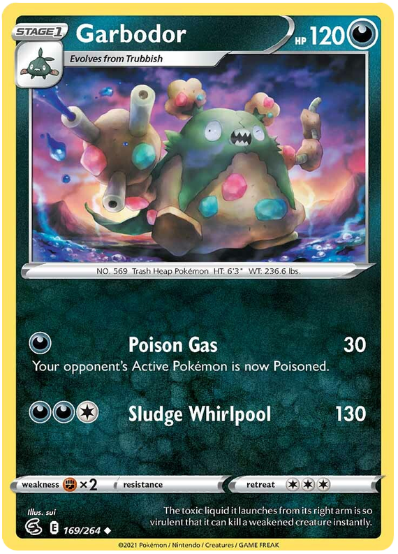 Sword and Shield Fusion Strike 169 Garbodor