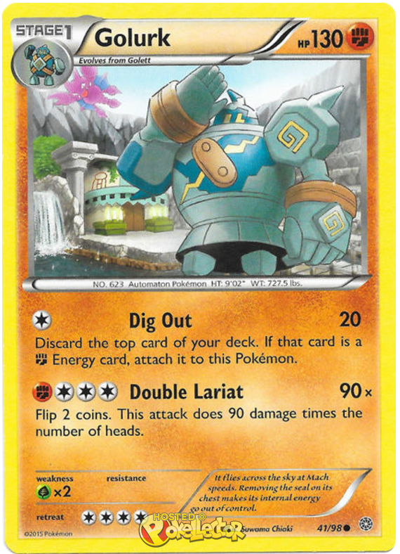 XY Ancient Origins 041 Golurk