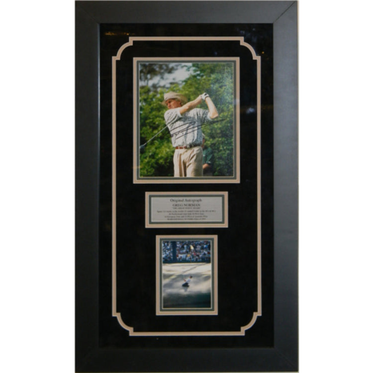 Greg Norman Signed Autographed 8x10 Framed
