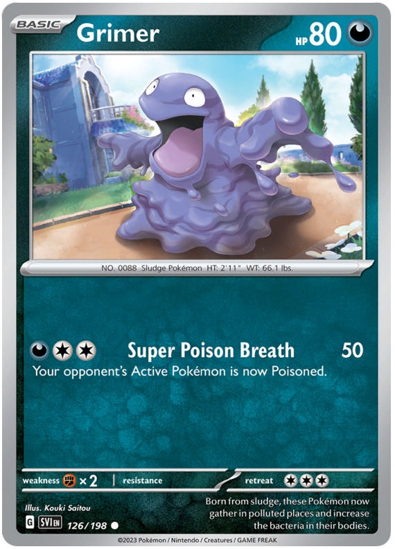 Scarlet and Violet Scarlet & Violet 126 Grimer