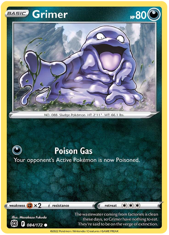 Sword and Shield Brilliant Stars 084 Grimer