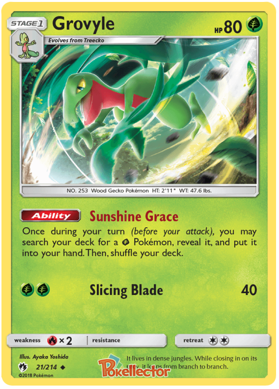 Sun and Moon Lost Thunder 021 Grovyle