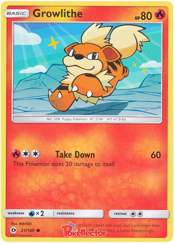 Sun and Moon Sun & Moon 021 Growlithe