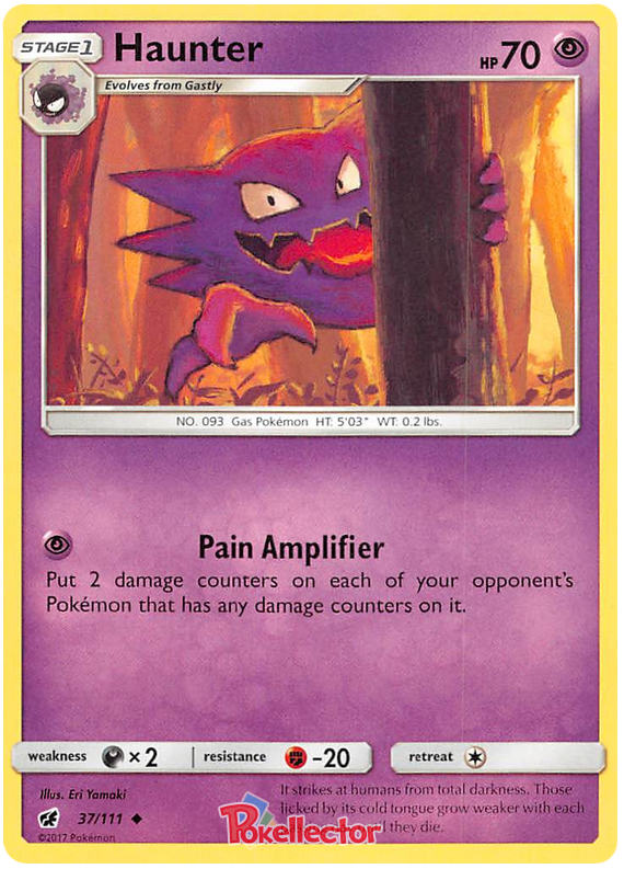 Sun and Moon Crimson Invasion 037 Haunter