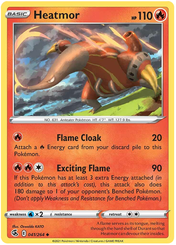 Sword and Shield Fusion Strike 041 Heatmor