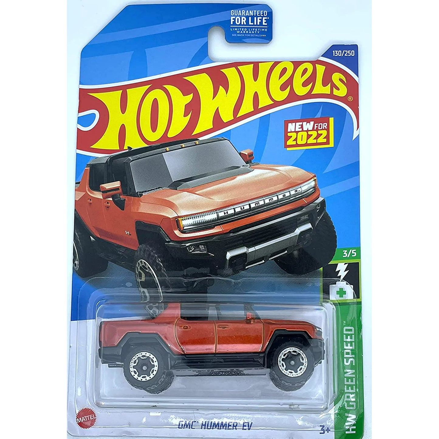 Hot Wheels GMC Hummer EV HW Green Speed 3/5 130/250 - Assorted