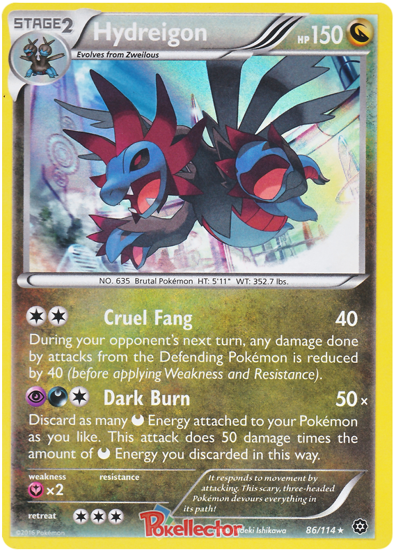 XY Steam Siege 086 Hydreigon