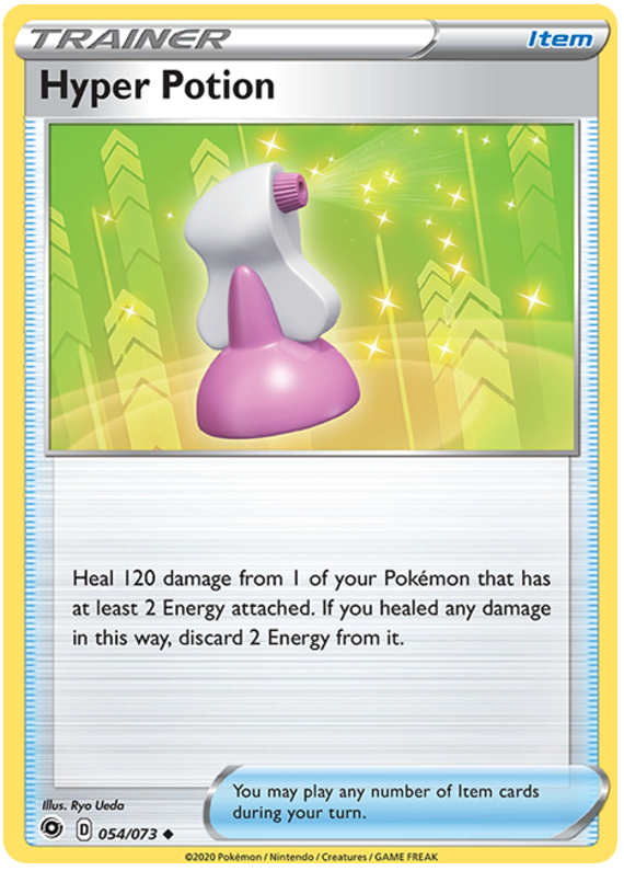 Sword and Shield Champion's Path 54 Hyper Potion