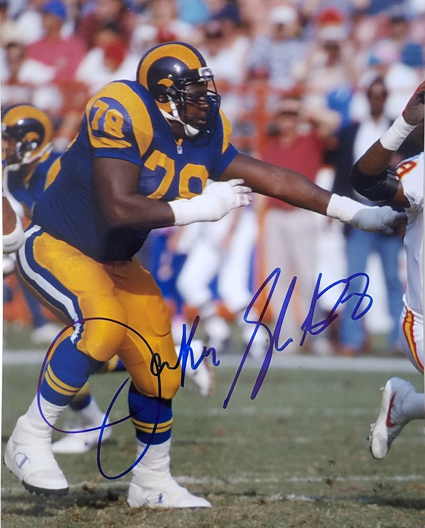 Jackie Slater Signed Autographed 8x10