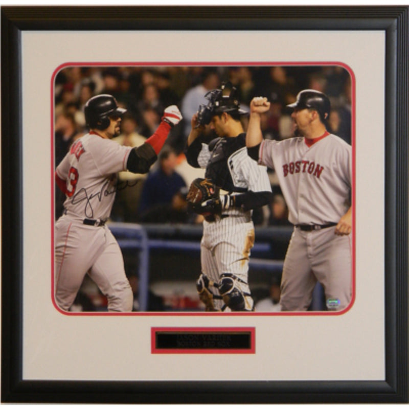 Jason Varitek Signed Autographed 16x20 Framed