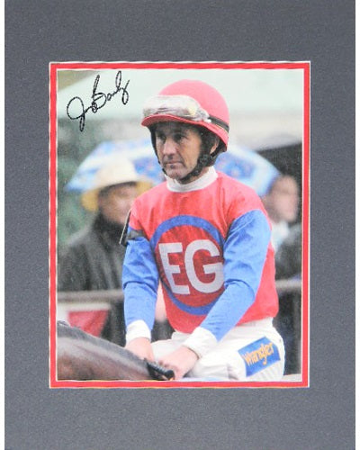 Jerry Bailey Matted Signed Autographed 8x10