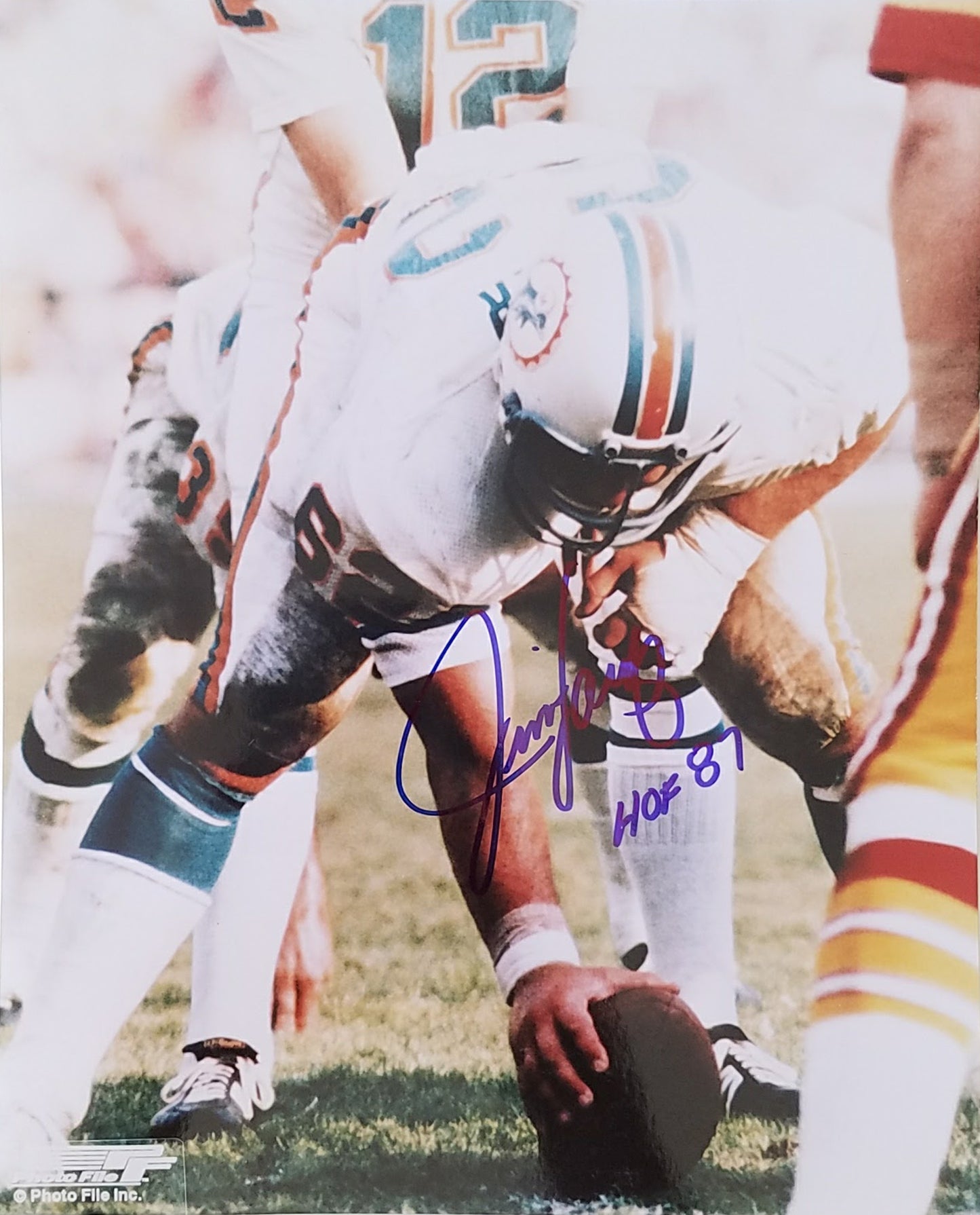 Jim Langer Signed Autographed 8x10