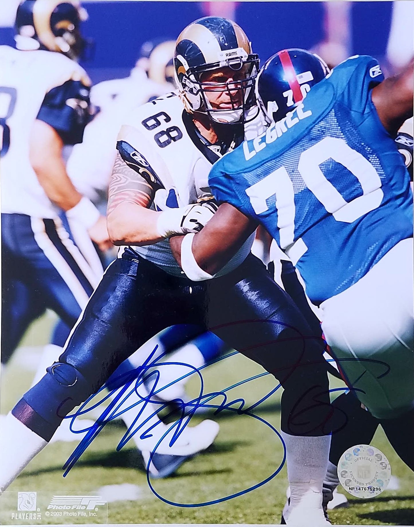 Kyle Turley Signed Autographed 8x10