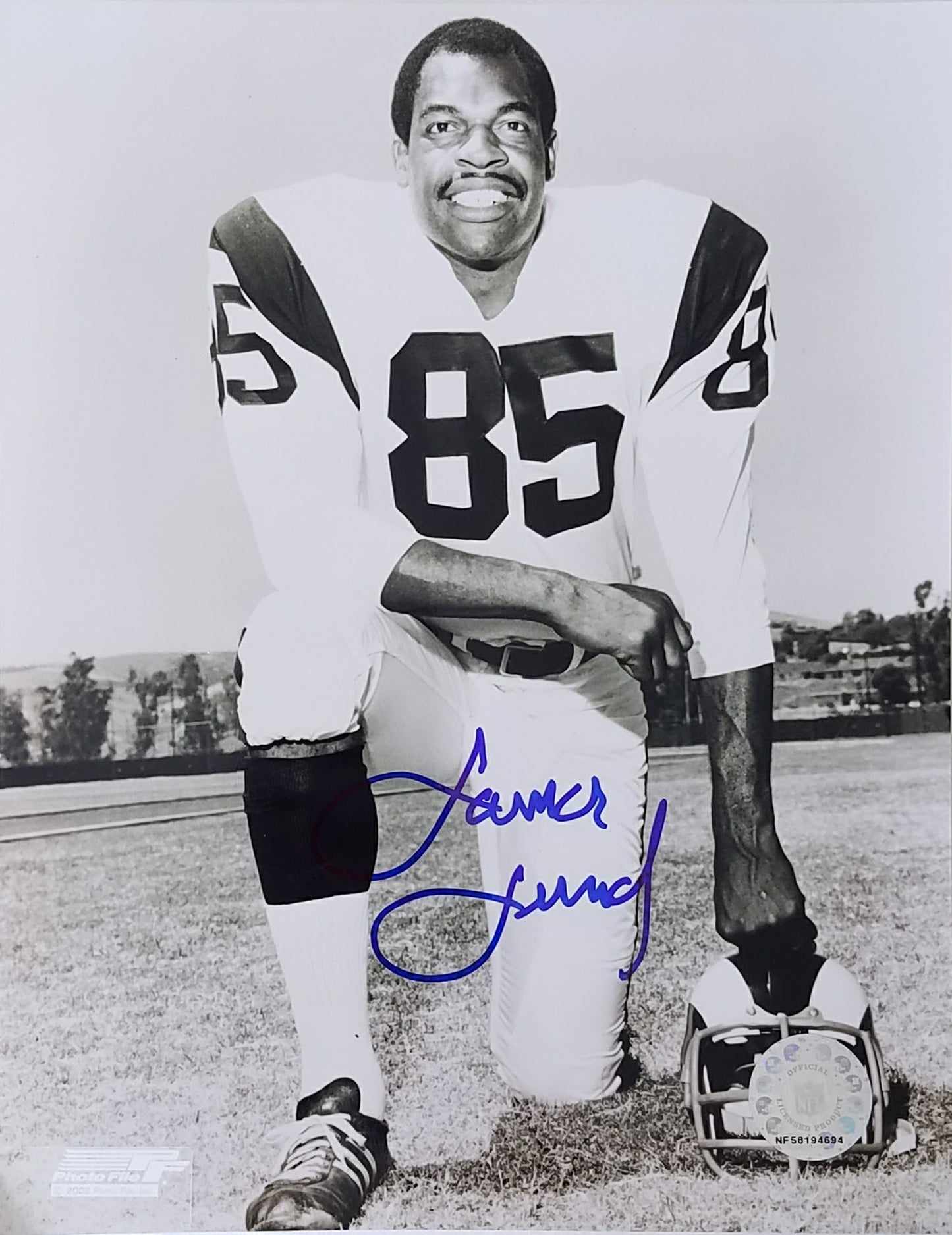 Lamar Lundy Signed Autographed 8x10