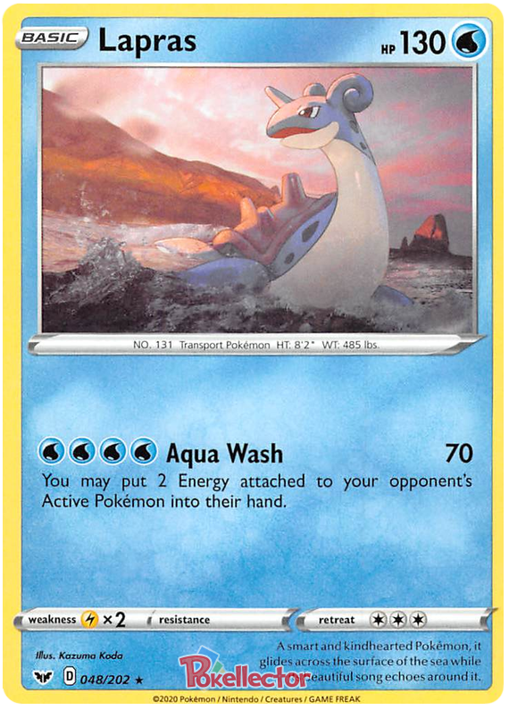 Sword and Shield Sword & Shield 048 Lapras