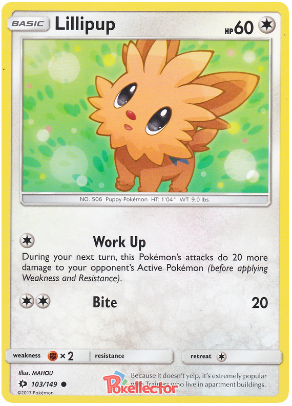 Sun and Moon Sun & Moon 103 Lillipup