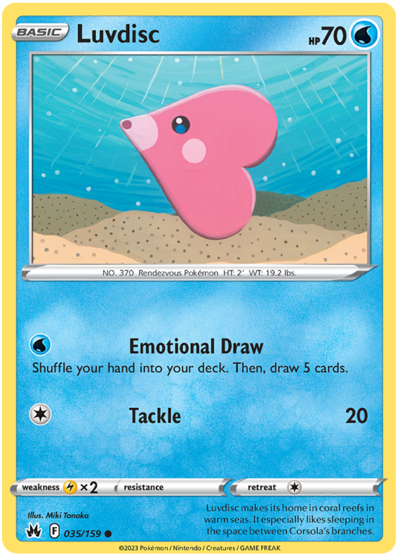Sword and Shield Crown Zenith #35 Luvdisc