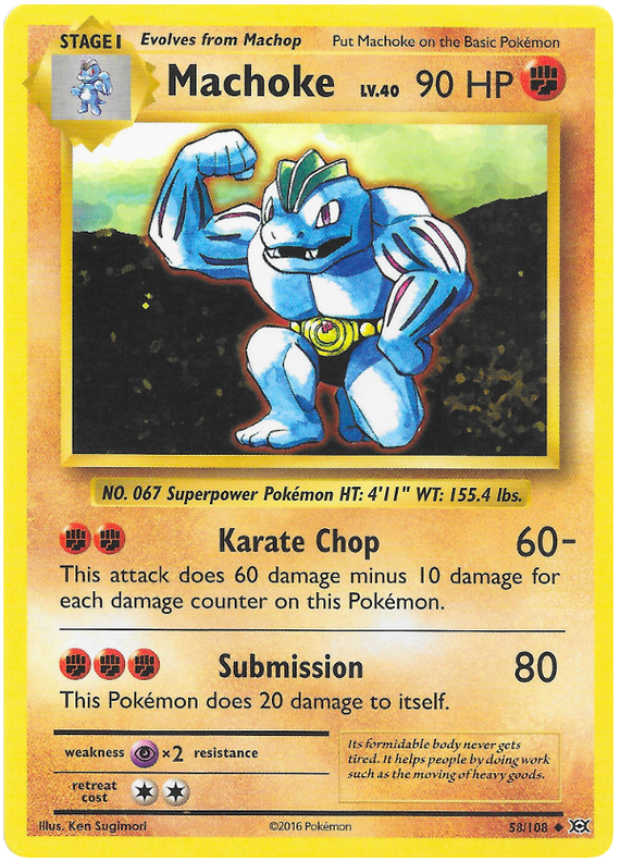 XY Evolutions 058 Machoke