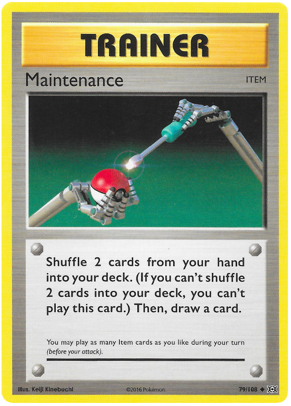 XY Evolutions 079 Maintenance