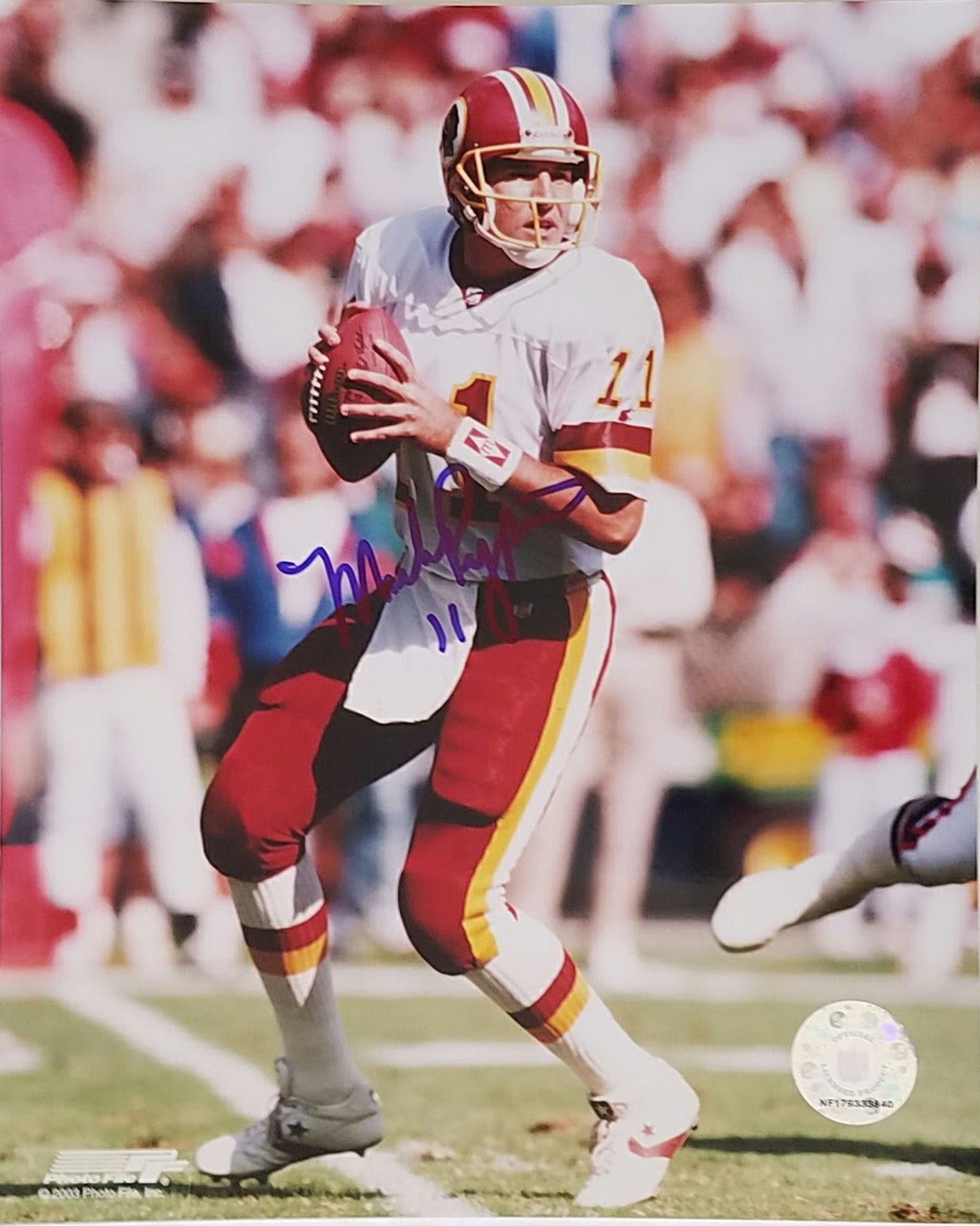 Mark Rypien Signed Autographed 8x10
