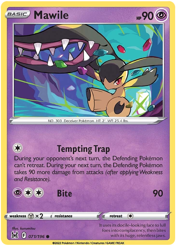 Sword and Shield Lost Origin 071 Mawile