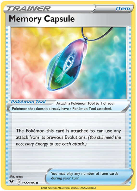Sword and Shield Vivid Voltage 155 Memory Capsule