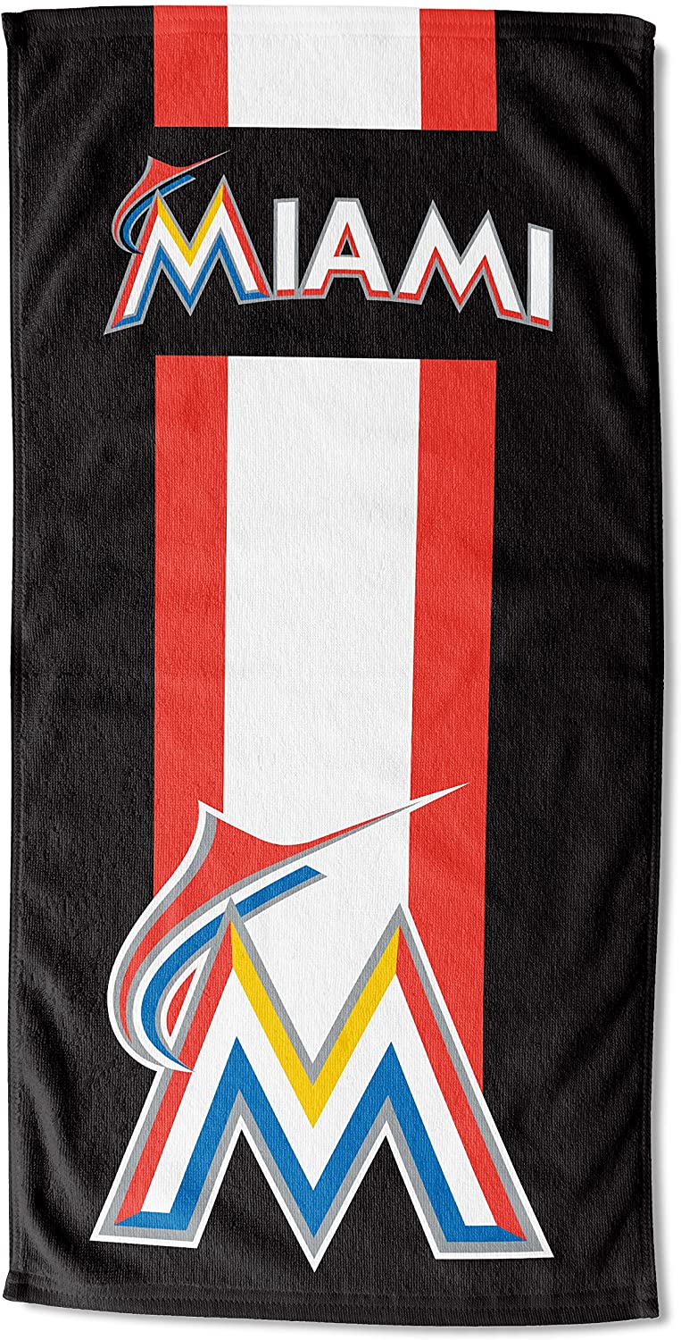 Miami Marlins Zone Read Beach Towel 30"x60"